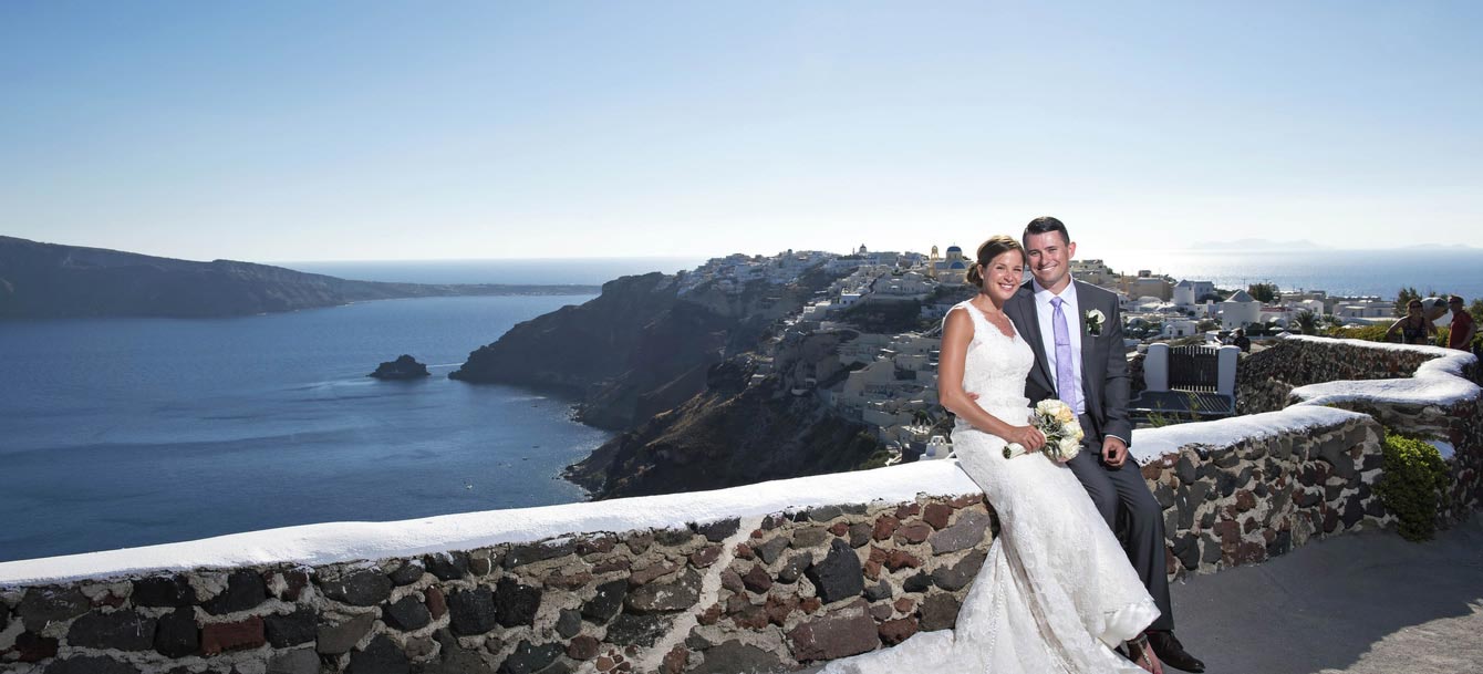 Wedding in Oia Santorini