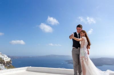 Santorini weddings