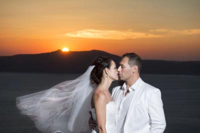 wedding in santorini